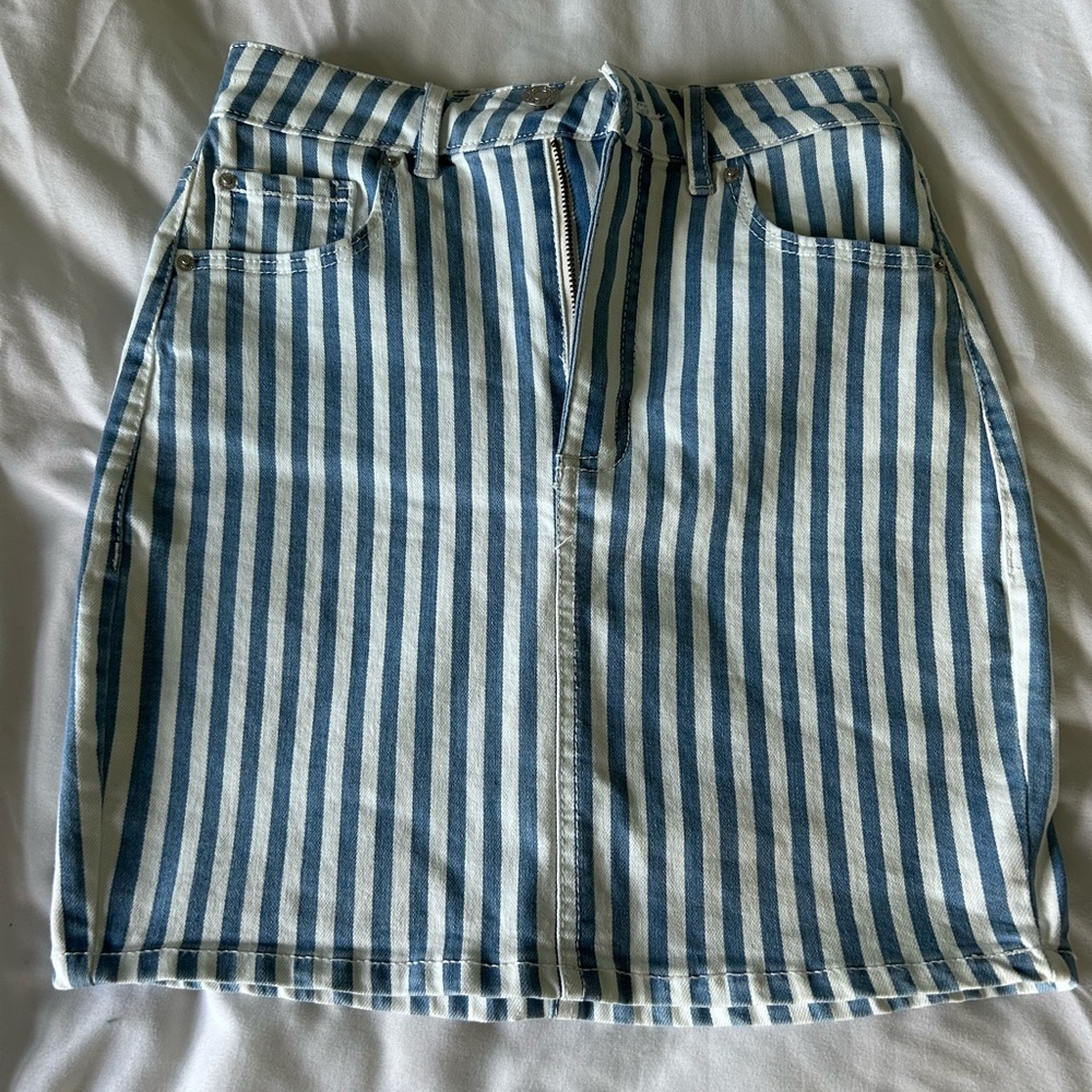 Garage denim skirt